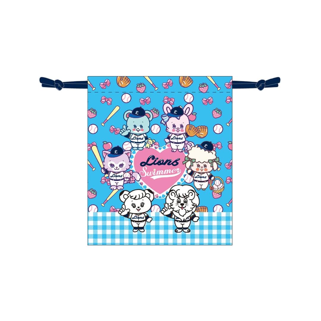 SWIMMER×ライオンズコラボ巾着: 雑貨 | 埼玉西武ライオンズ公式
