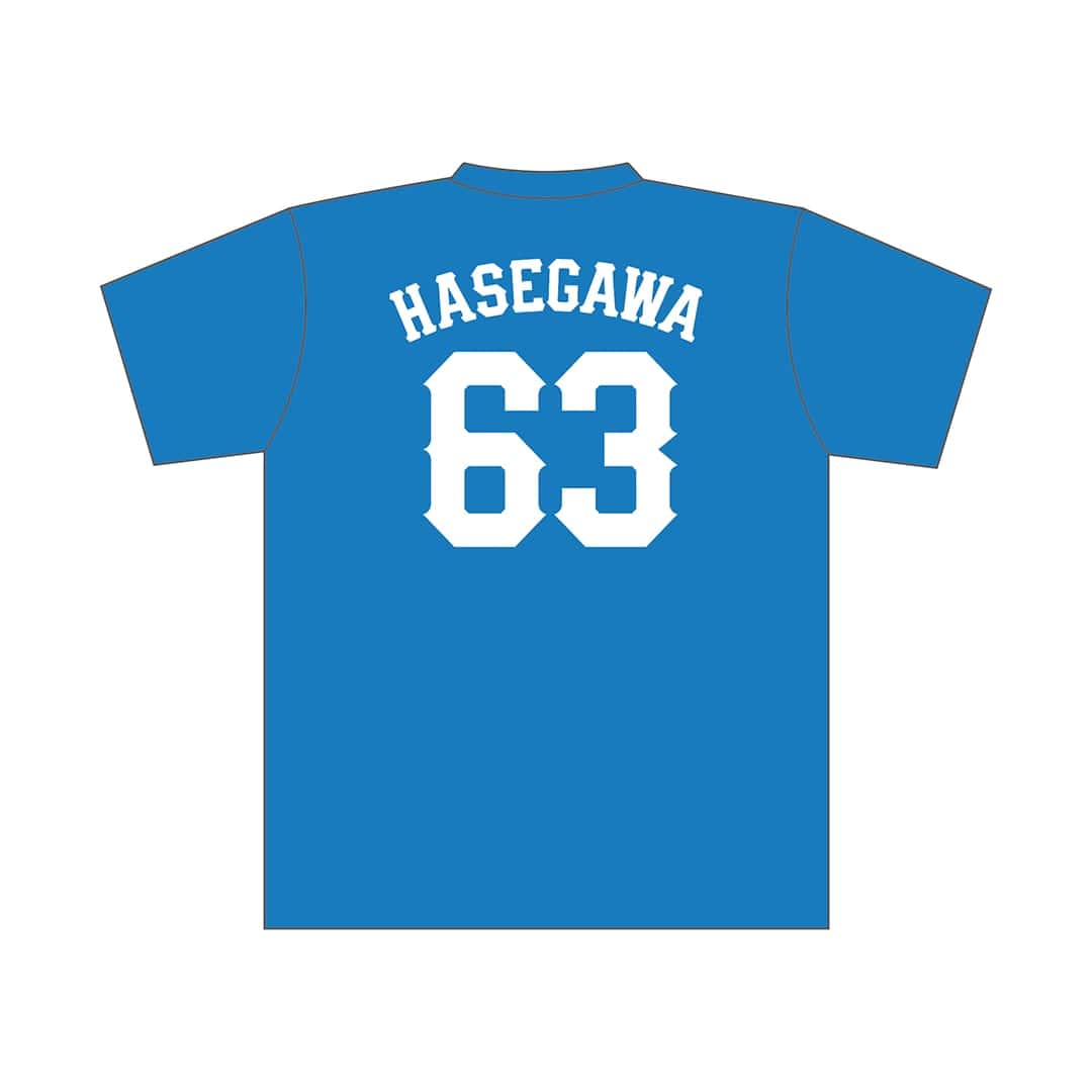 受注生産】プレイヤーズTシャツ ブルー×ホワイト(S #00 仲田 慶介): T