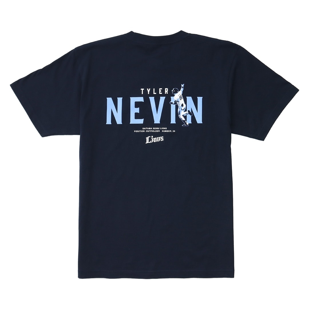 プレイヤーズデザインTシャツ #26 タイラー・ネビン(S): Tシャツ