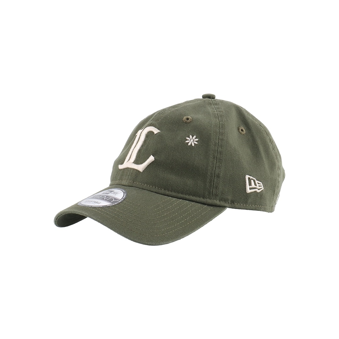 NEW ERA×LIONS 9TWENTY FLOWER EMB OLIVE