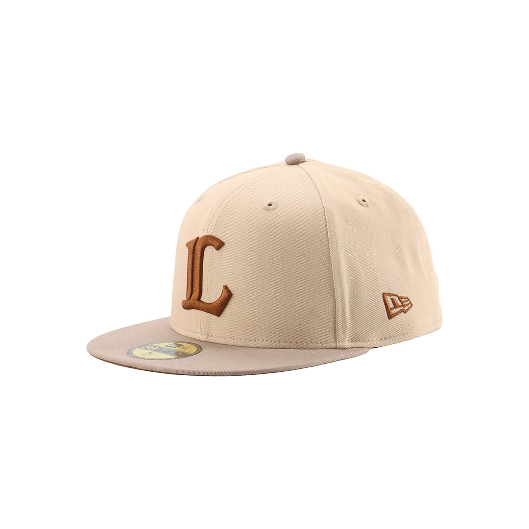 NEW ERA×LIONS 59FIFTY INITIAL OAT BROWN 7 1/2
