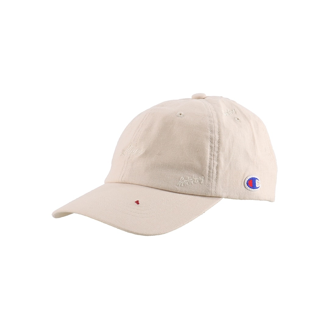 Champion×LIONS COTTON LINEN CAP IVORY