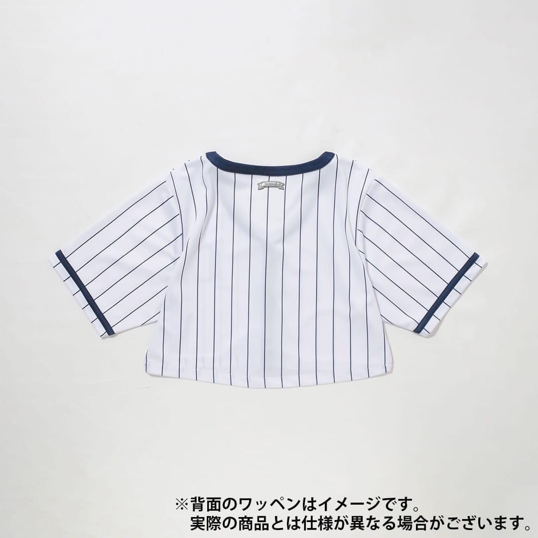 【予約】VARZAR×LIONS Crop Baseball T-shirts(White) M