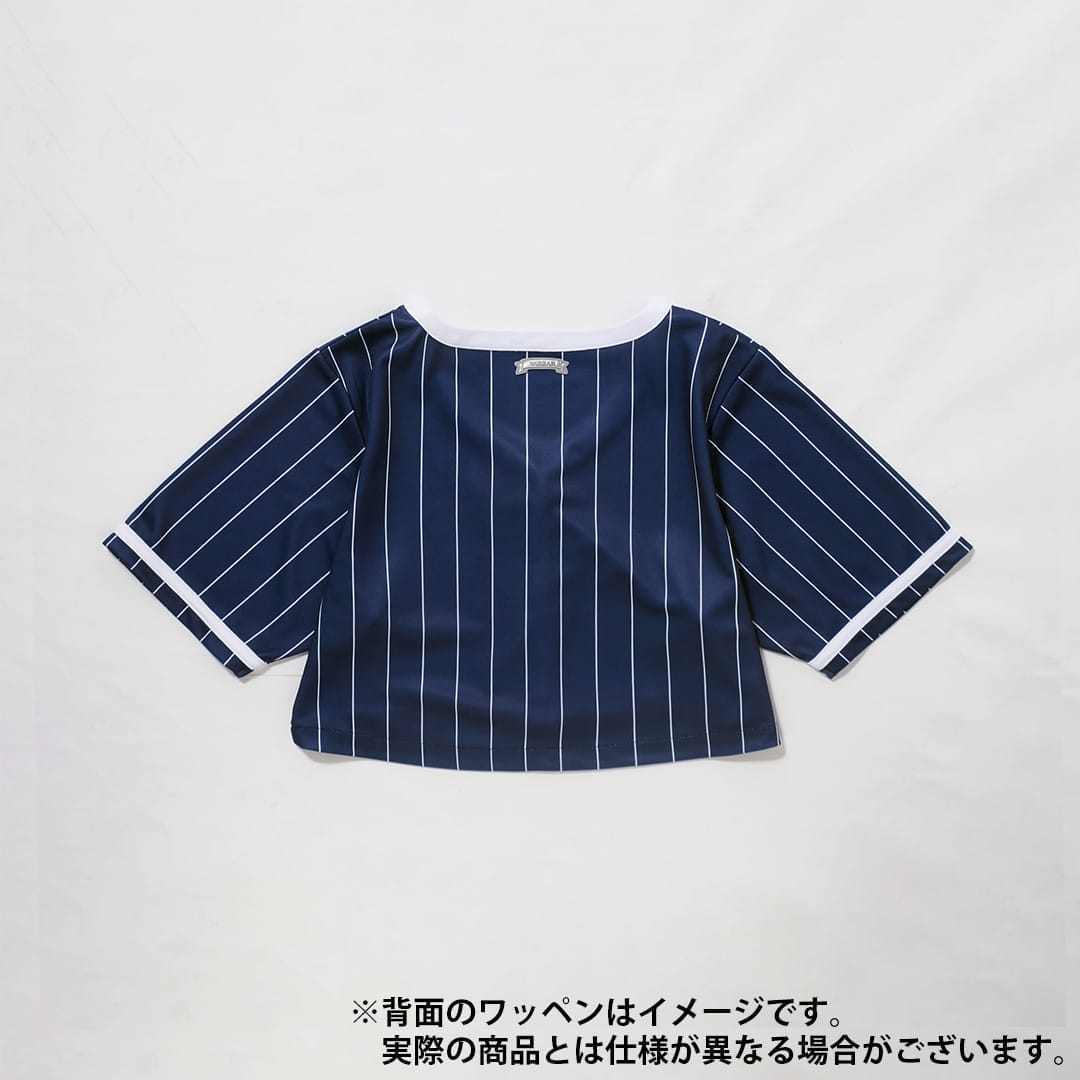 【予約】VARZAR×LIONS Crop Baseball T-shirts(Navy) M