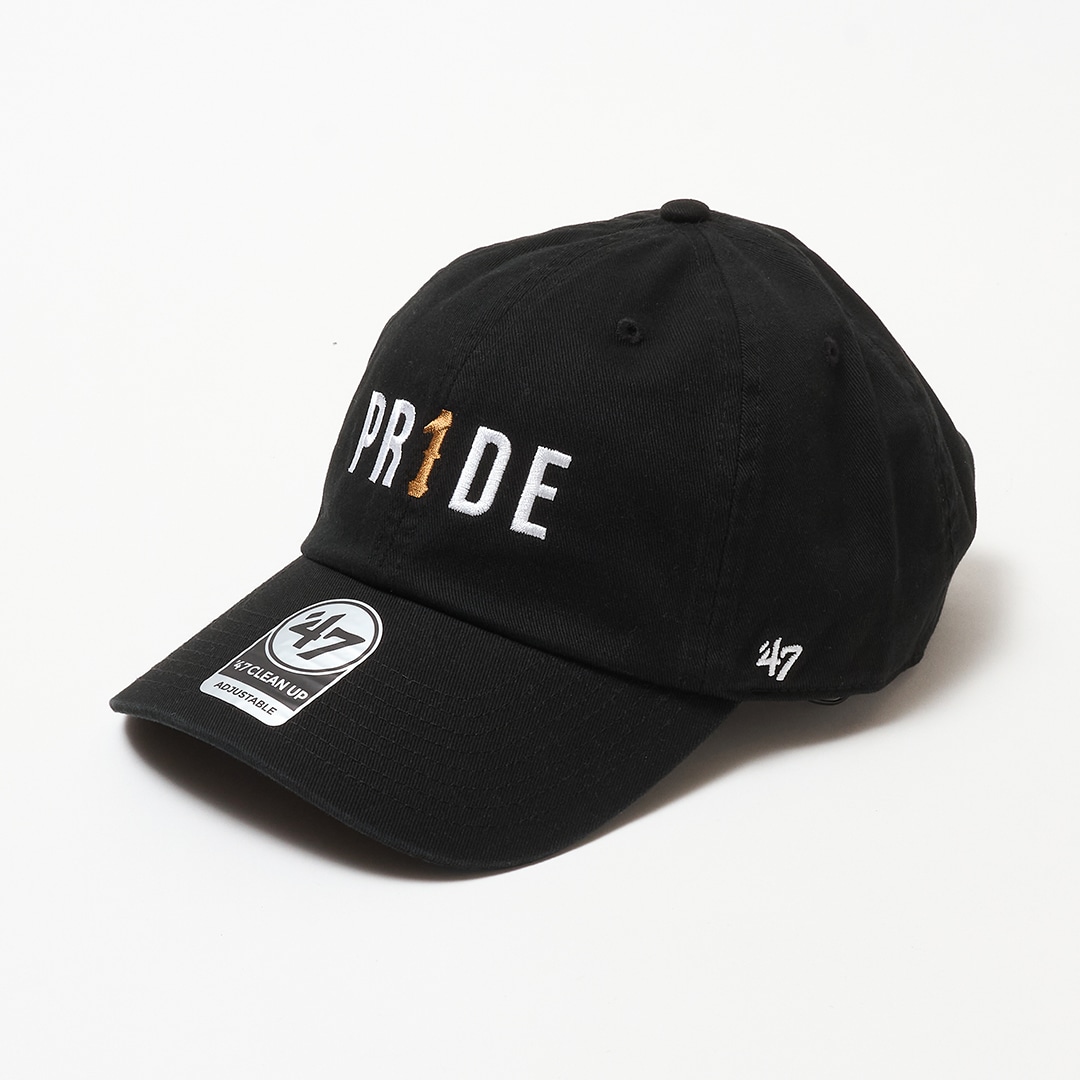 PR1DEグッズ「VISUAL LOGO GOODS」'47 CLEAN UP BLACK
