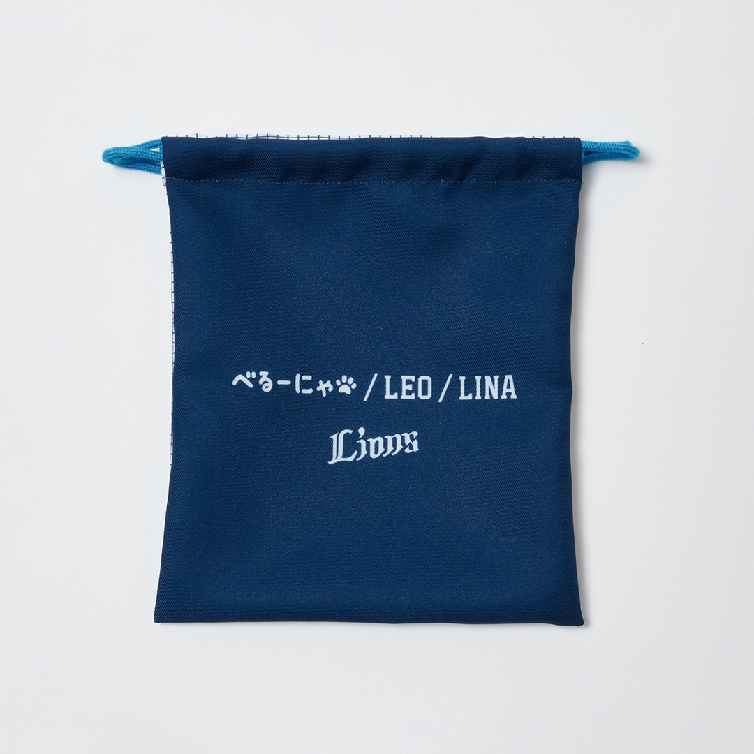 べるーにゃ×ライオンズ 証明写真風巾着: 雑貨 | 埼玉西武ライオンズ