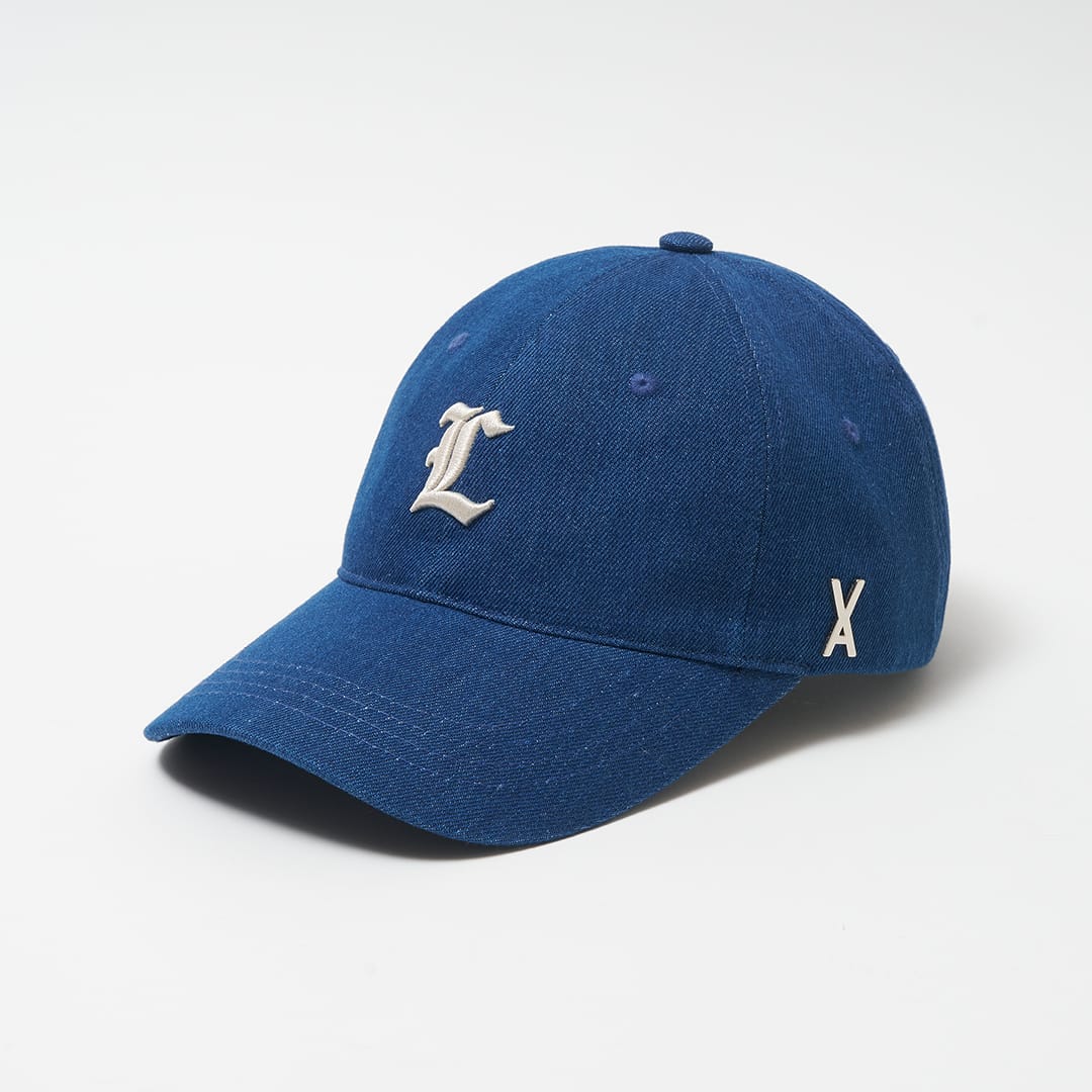 新品未使用 PALACE LONDON ネイビー キャップ 予約受付商品】VARZAR×LIONS Gothic Stud Overfit Ball Cap Indigo