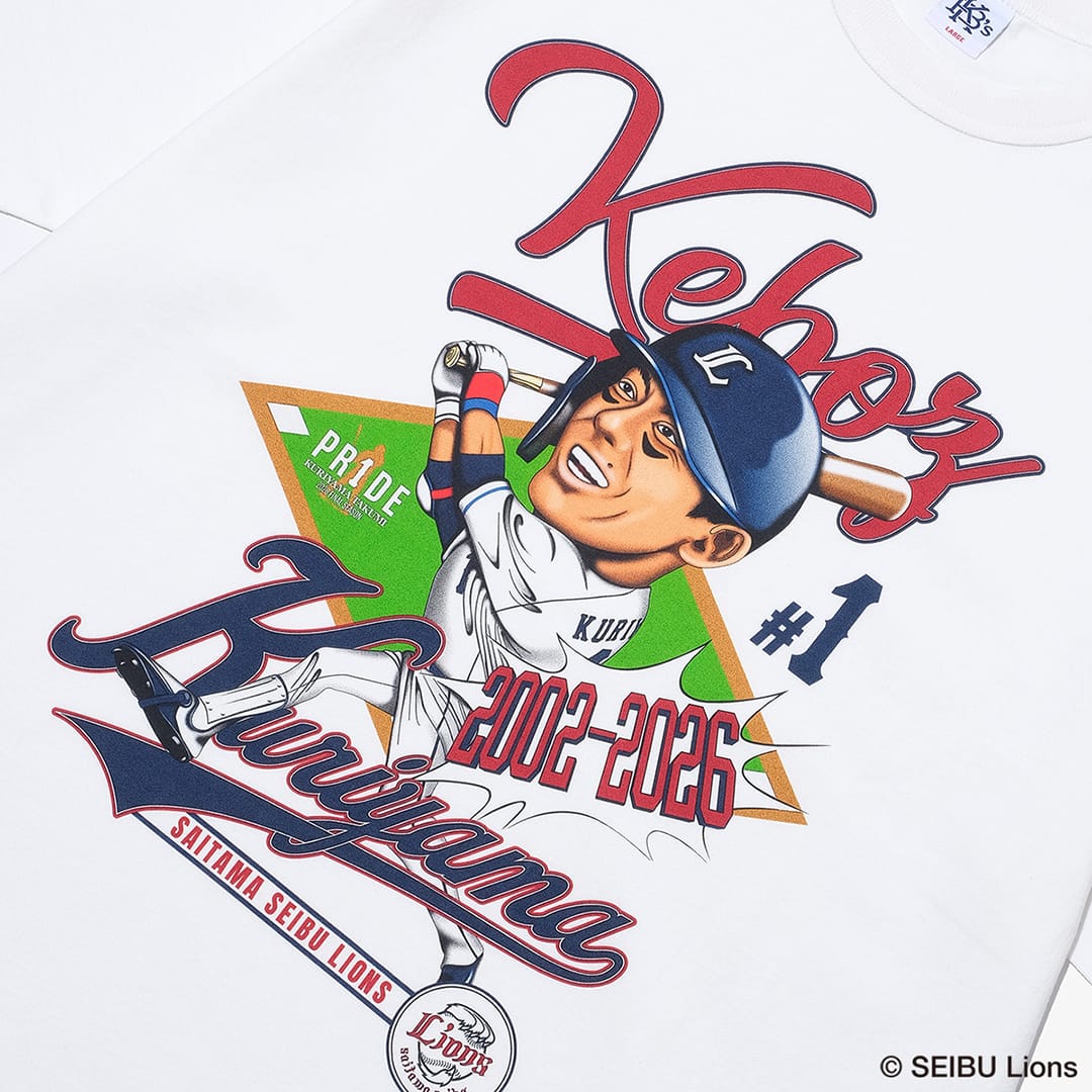 PR1DEグッズ「KEBOZコラボTシャツ」 KURIYAMAイラスト(S): Tシャツ