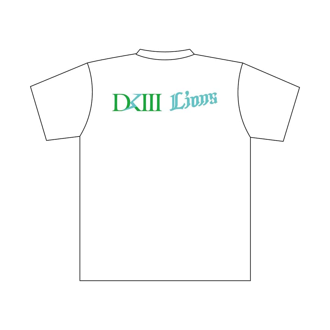DKIII×救助犬×LIONS 高橋光成投手救助犬支援企画グッズ_Tシャツ ホワイト L