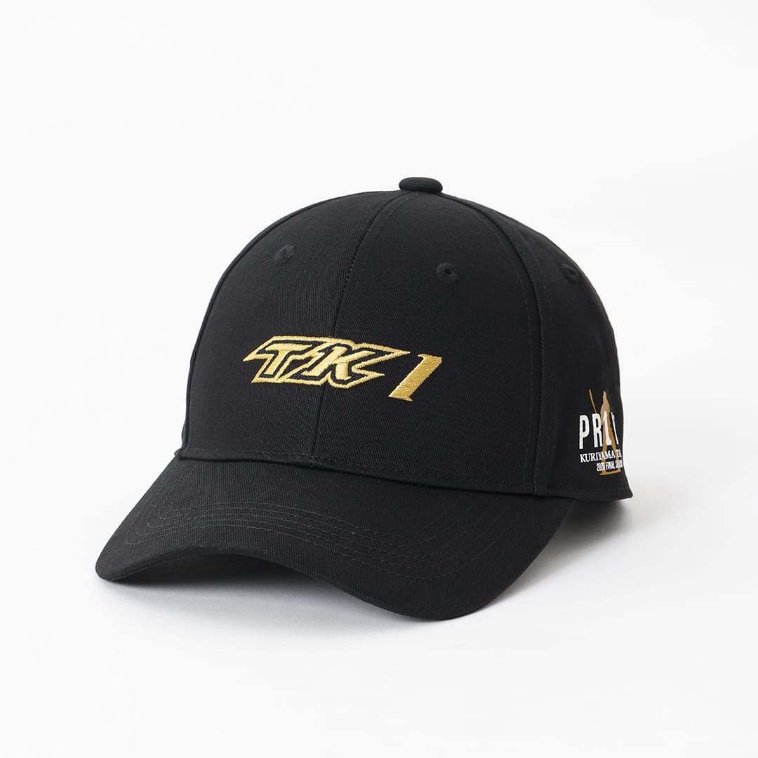 PR1DEグッズ「TK1ロゴグッズ第2弾」TK1ロゴキャップ ブラック