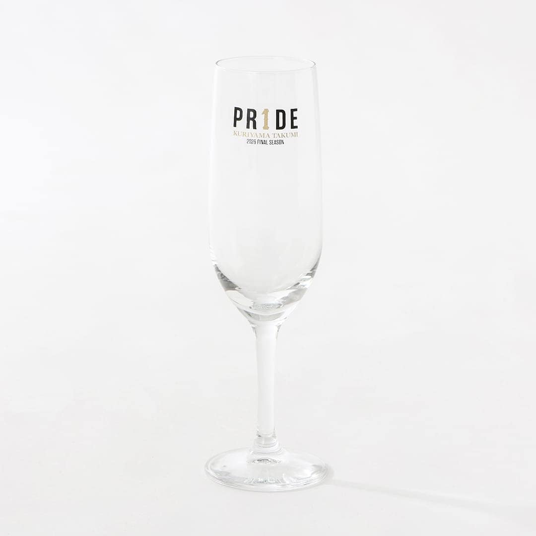 【受注生産】PR1DEグッズ「メモリアルグッズ第1弾」シャンパングラス2個セット[受付期間終了]