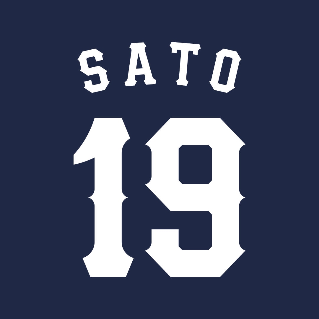 アイロンシート（ビジター） #43 羽田 慎之介