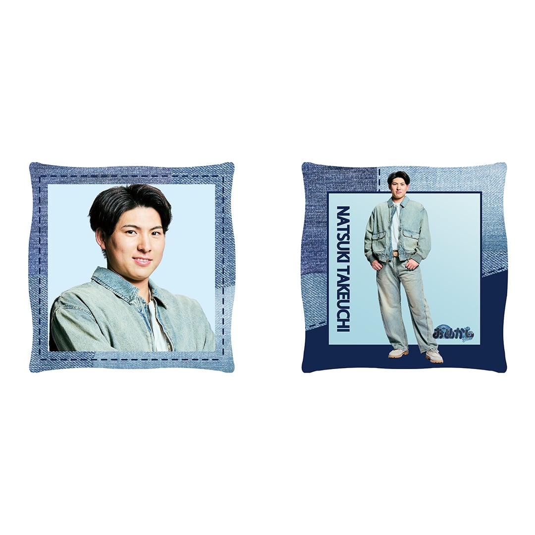 【受注生産】デニム柄スクエアクッション #1 栗山 巧