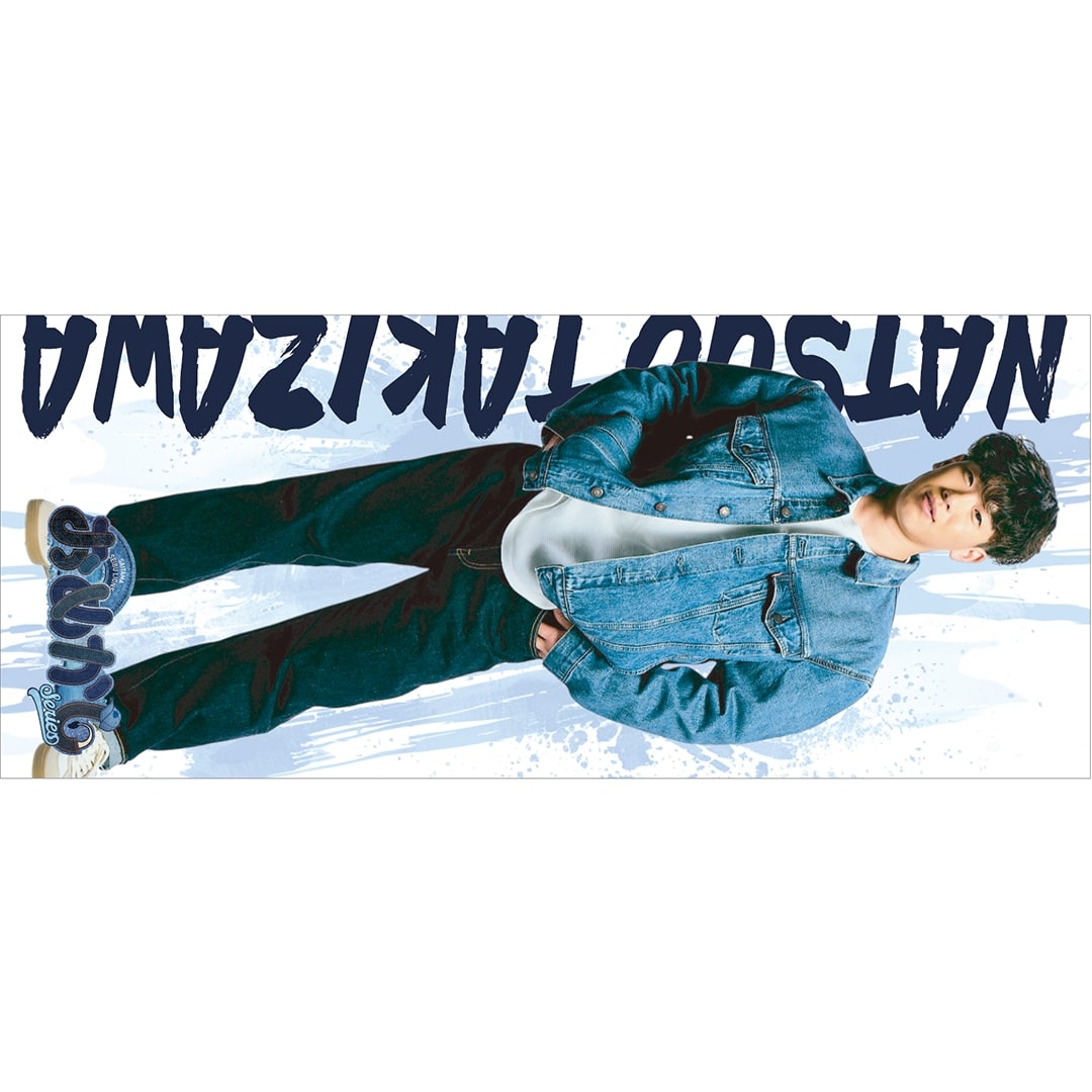 受注生産】マイクロファイバーフェイスタオル(#1 栗山 巧): タオル