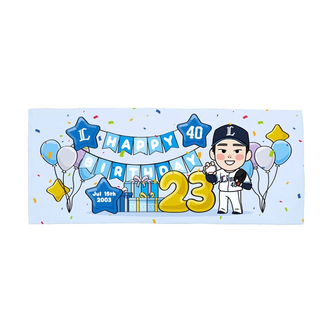 【受注生産】選手バースデーグッズ 7月/8月 フェイスタオル[受付期間終了] #8 渡部 聖弥