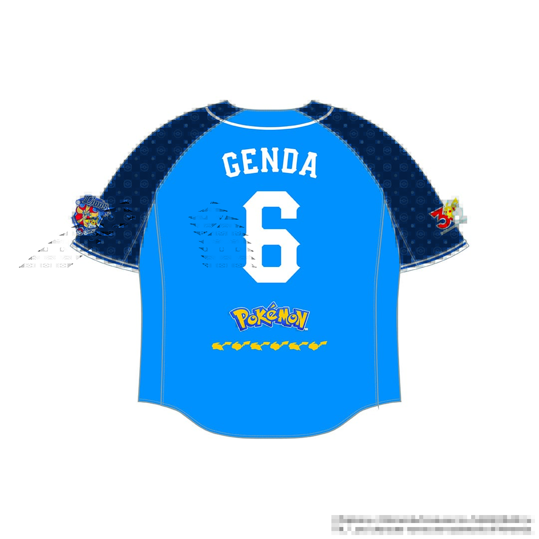 受注生産】ポケモン2026 ライオンズ ユニフォームシャツ 背番号あり