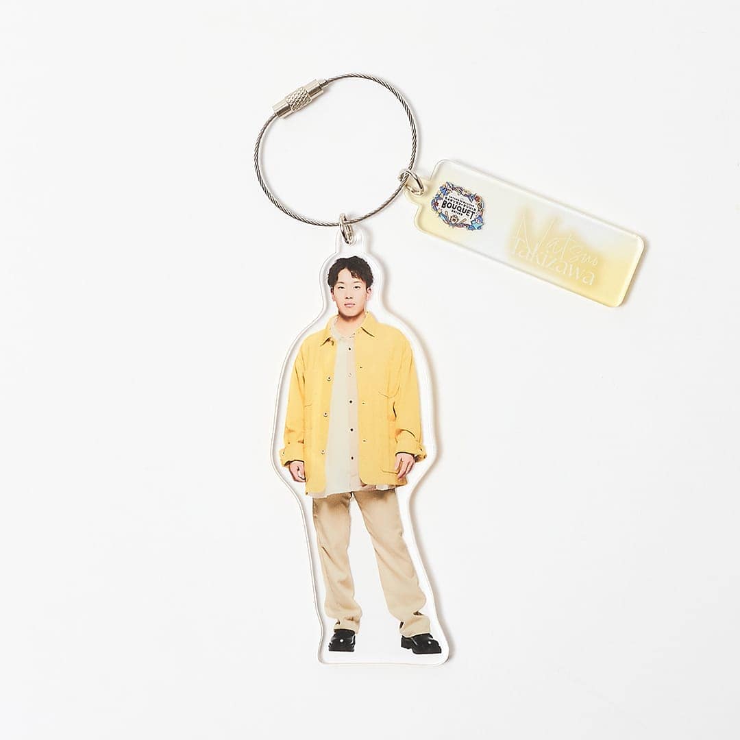 Amazon.co.jp: タイトルロゴアクリルキーホルダー メタル