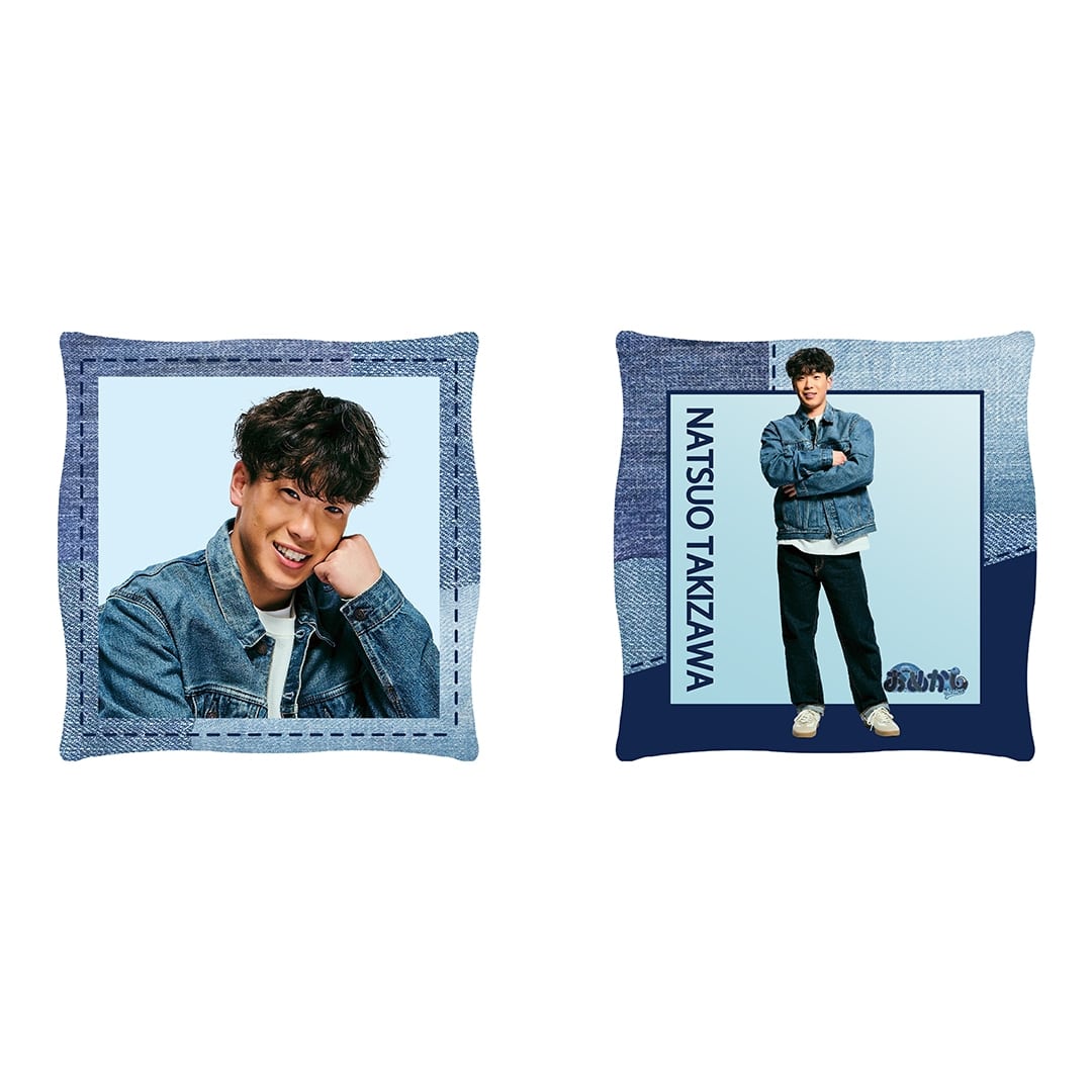 受注生産】デニム柄スクエアクッション(#1 栗山 巧): キッチン