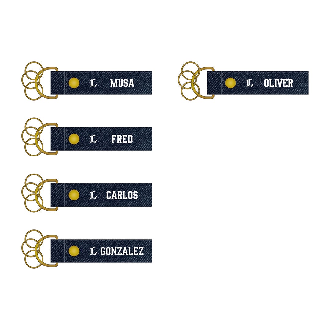 【受注生産】デニムキーリング[受付期間終了] #10 小島 大河