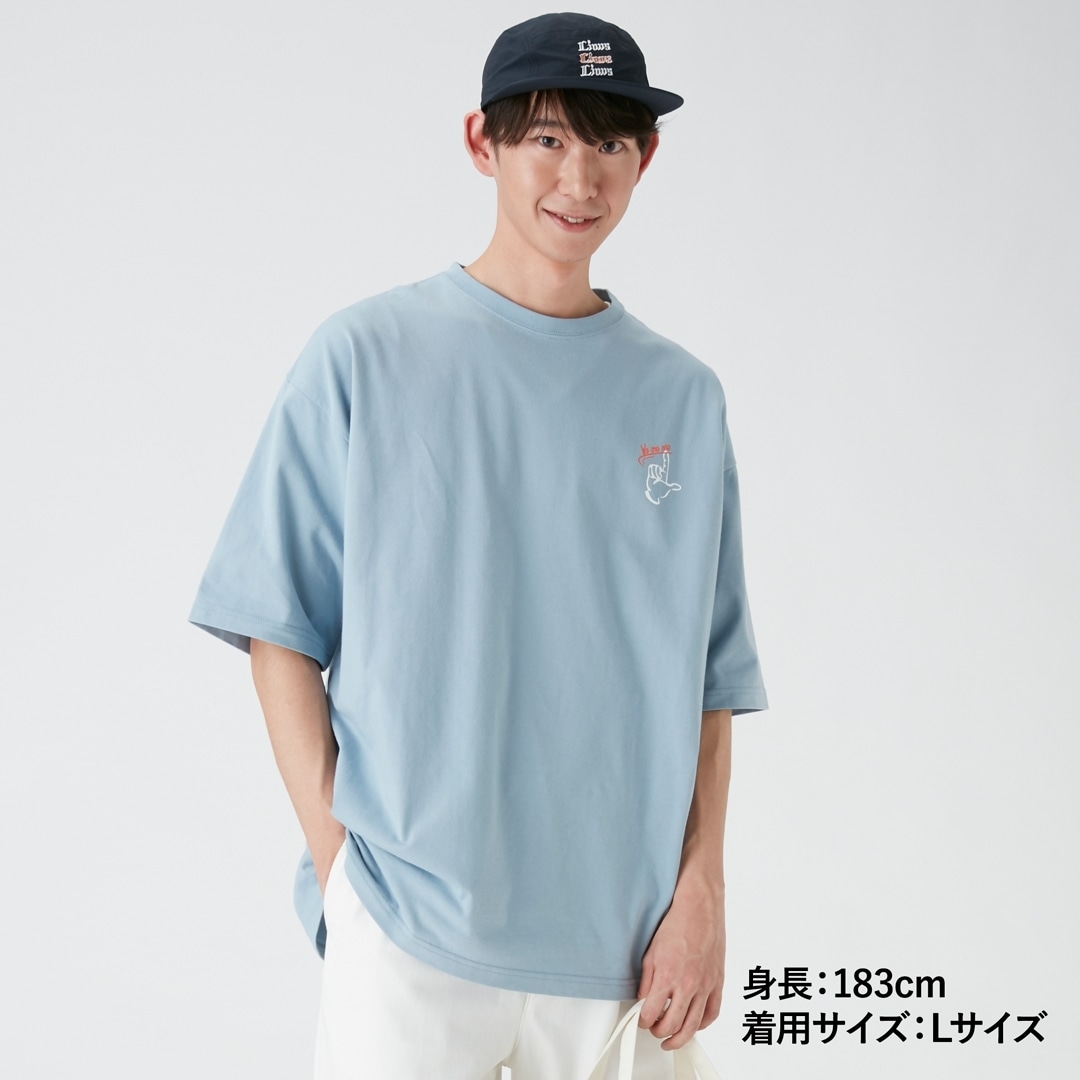 UNITED ARROWS×LIONS Tシャツ(ライトブルー)