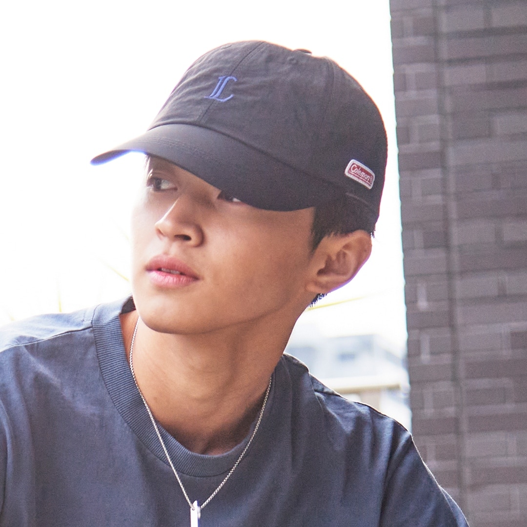 Coleman×LIONS TAFFETA CAP BLACK