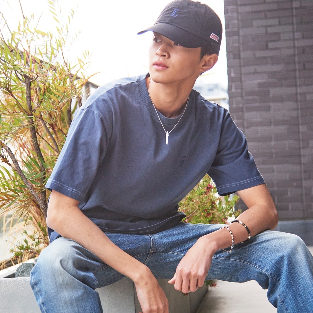 Coleman×LIONS TEE BLUE GRAY(S): Tシャツ | 埼玉西武ライオンズ公式