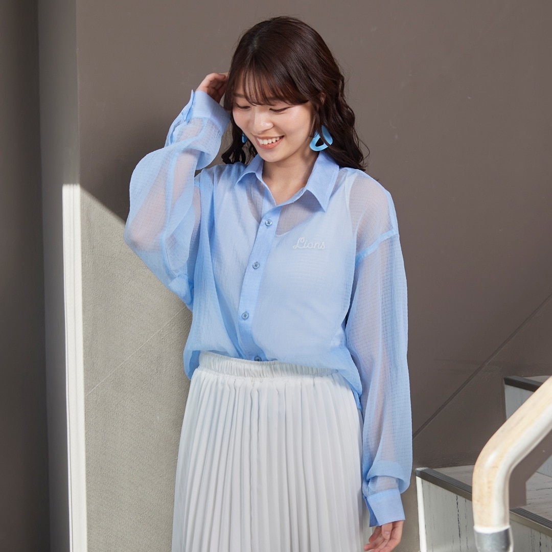 【本日限定お値下げ】完売品　BABYLONE 　シースルーサファリシャツ 軽快な透け感で魅せる ゼブラ柄シアーシャツ – ONE PEACE ONLINE