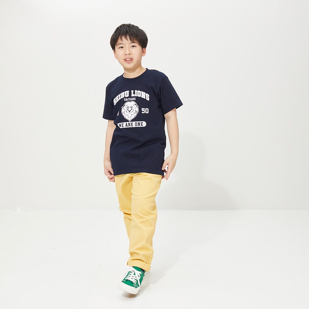 カレッジデザインキッズTシャツ ネイビー(150cm): キッズ・ベビー