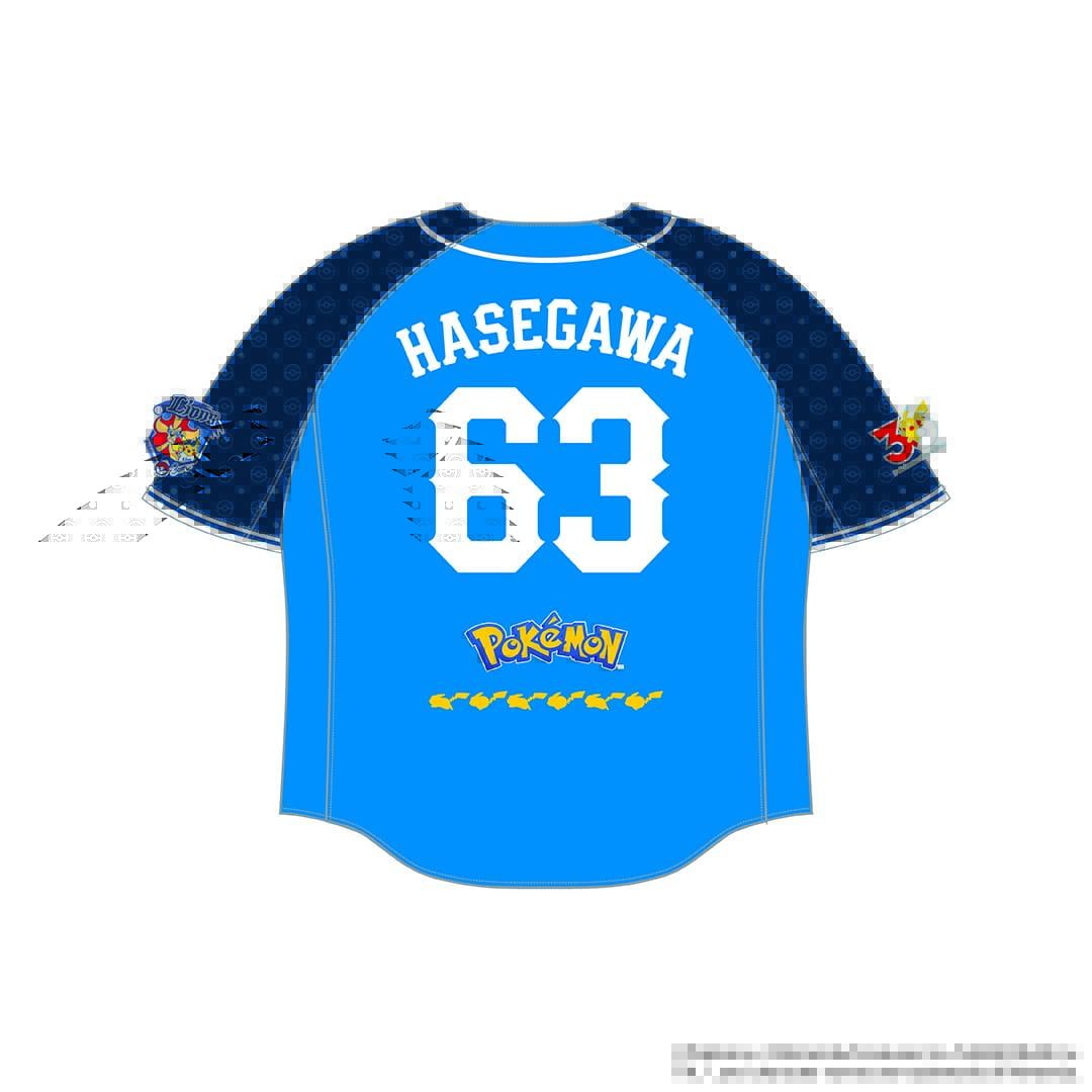 受注生産】ポケモン2026 ライオンズ ユニフォームシャツ 背番号あり