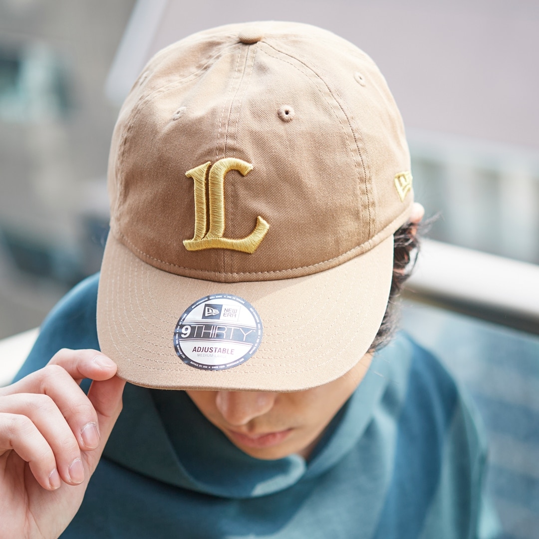 NEW ERA×LIONS 9THIRTY METALLIC INITIAL KHAKI: キャップ | 埼玉西武