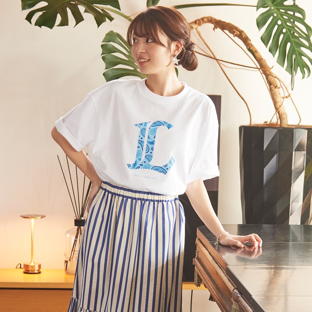 獅子T ペイズリーイニシャルマーク(S): Tシャツ | 埼玉西武ライオンズ