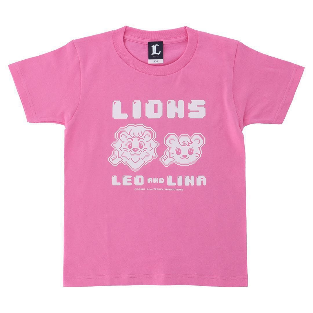 ドットデザインキッズTシャツ ピンク(150cm): キッズ・ベビー | 埼玉西武ライオンズ公式オンラインショップ