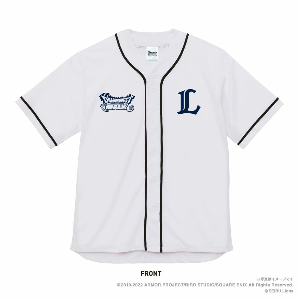 ドラゴンクエストウォーク×ライオンズ　ベースボールシャツ(S): セール | 埼玉西武ライオンズ公式オンラインショップ