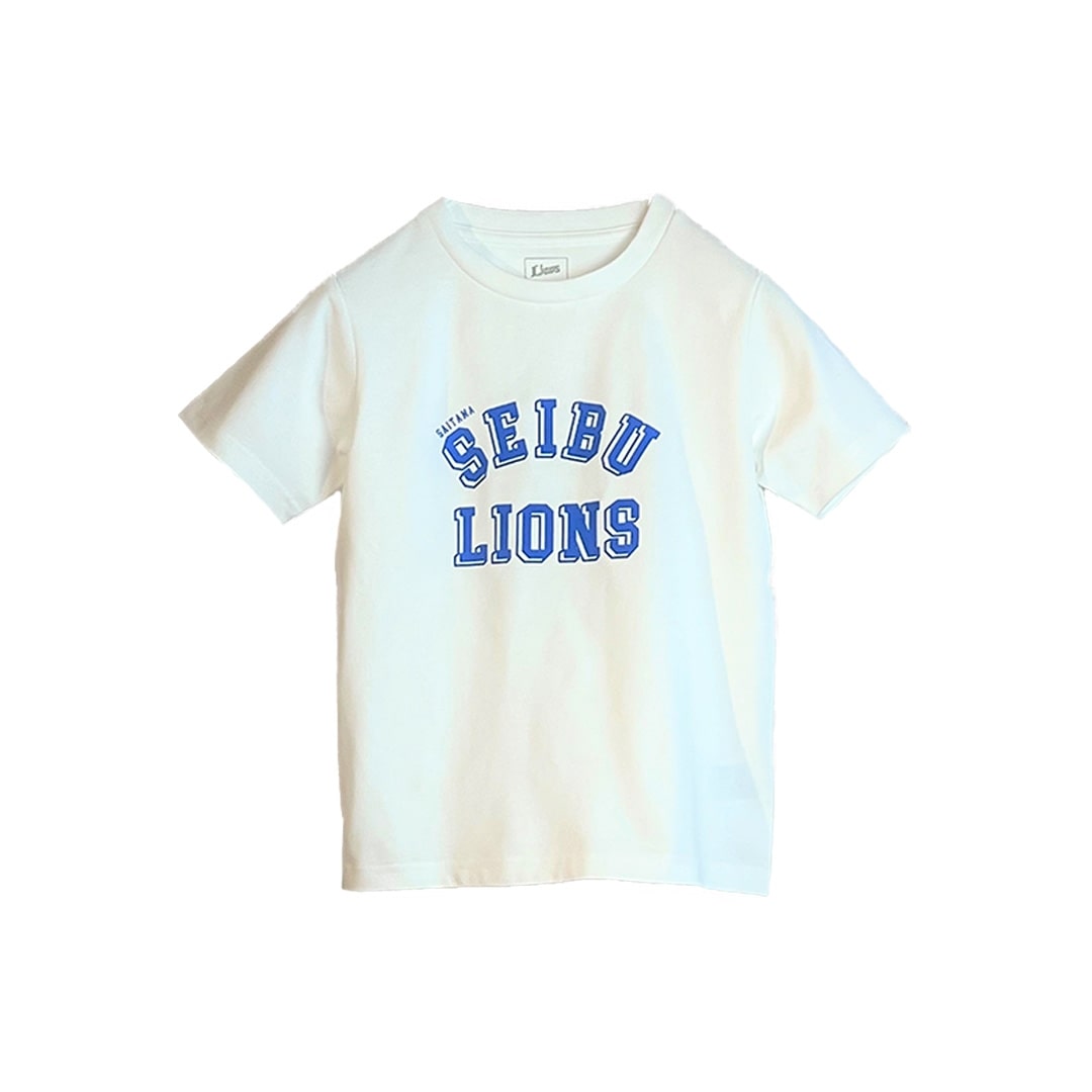 GLOBAL WORK×ライオンズ　親子Tシャツ ホワイト（こども用）(130cm): Tシャツ | 埼玉西武ライオンズ公式オンラインショップ