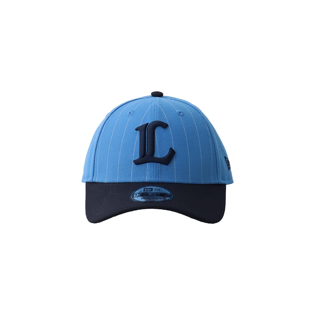 NEW ERA×LIONS 9FORTY INITIAL BLUE PINSTRIPE: キャップ | 埼玉西武ライオンズ公式オンラインショップ