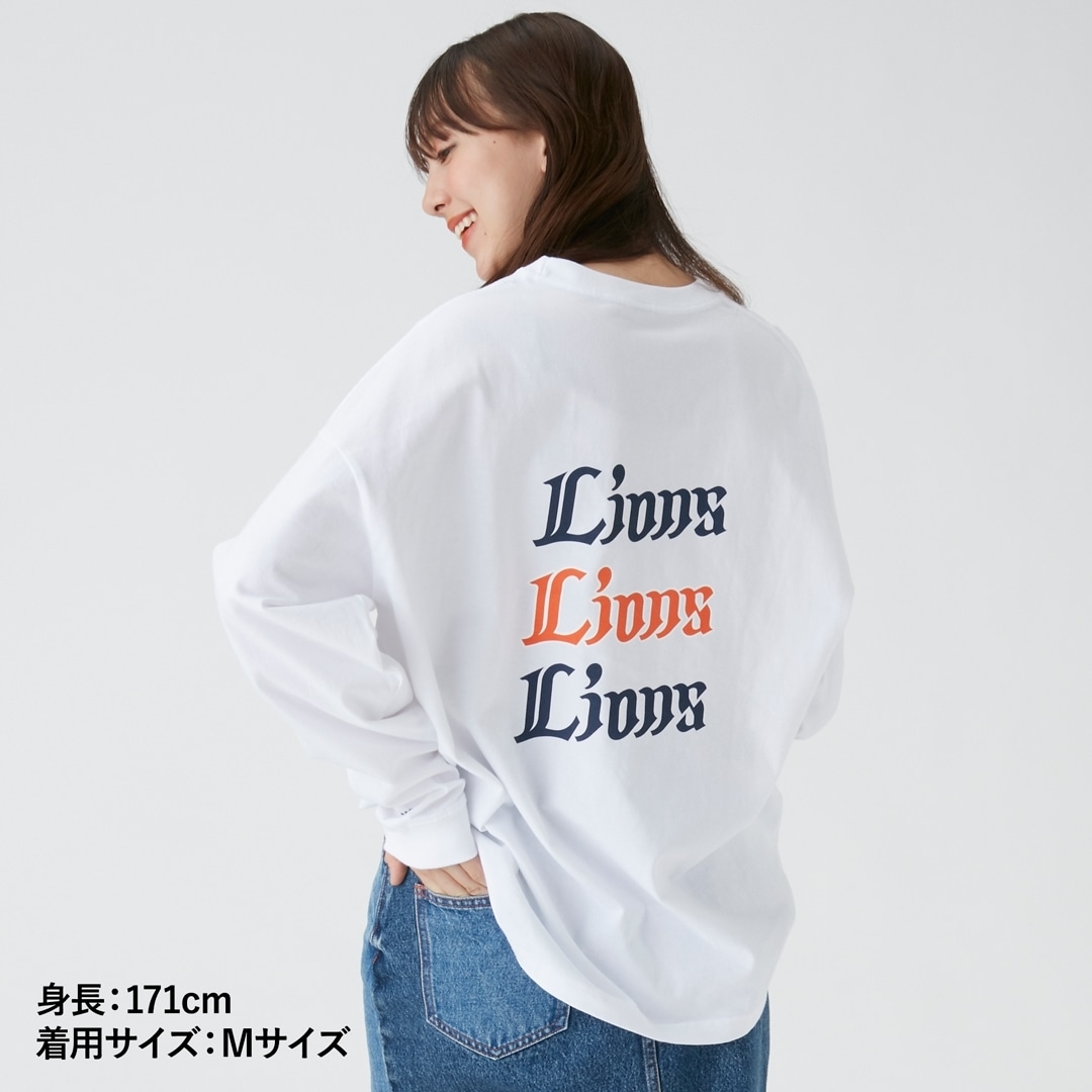 UNITED ARROWS×LIONS ロングスリーブTシャツ(ホワイト)(S): アパレル 