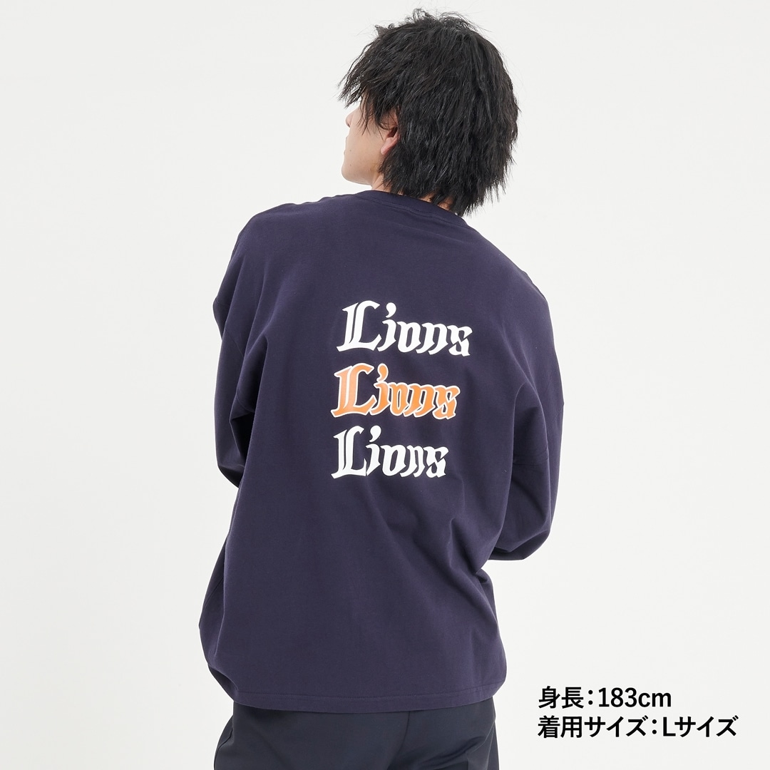 UNITED ARROWS×LIONS ロングスリーブTシャツ(ネイビー)(S): アパレル | 埼玉西武ライオンズ公式オンラインショップ