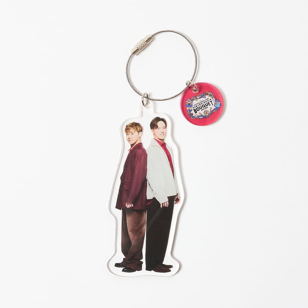 ライオンズブーケシリーズ ワイヤーアクリルキーホルダー(ペア) #21 武内＆#69 水上