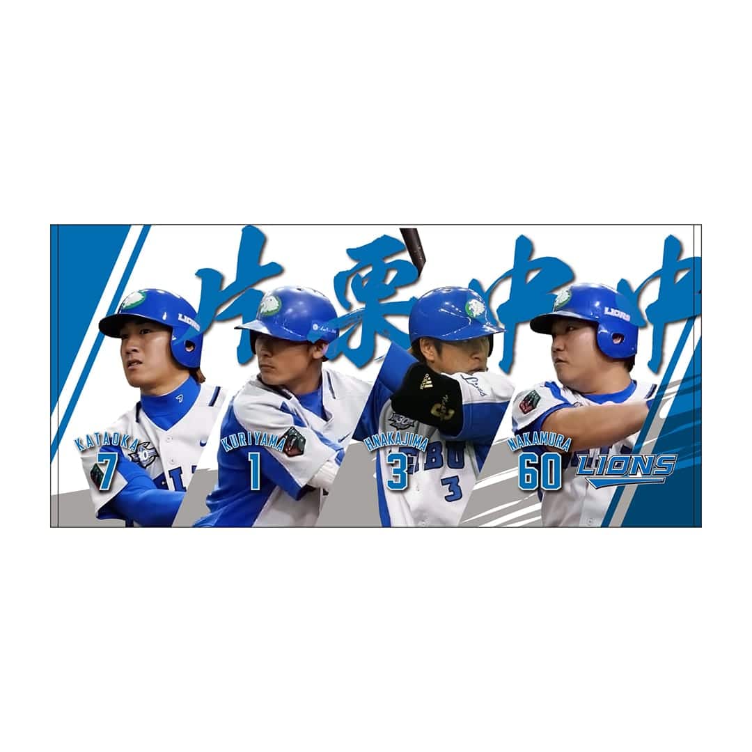 ライオンズのれん4種セット　高橋、今井、外崎、源田、中村、栗山、武内、西川 埼玉西武ライオンズプレイヤーズのれん セット(西川•武内•源田