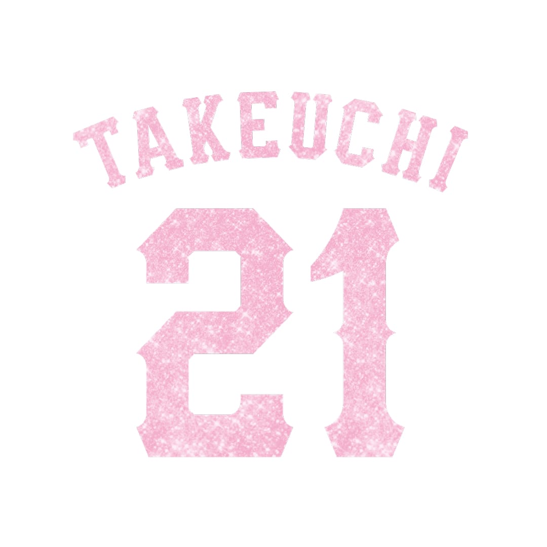 西武 ライオンズ 滝澤夏央 刺繍ワッペン 5点セット 【白】桜ふちピンク　応援歌 西武 ライオンズ 滝澤夏央 刺繍ワッペン 5点セット 【白】桜ふち