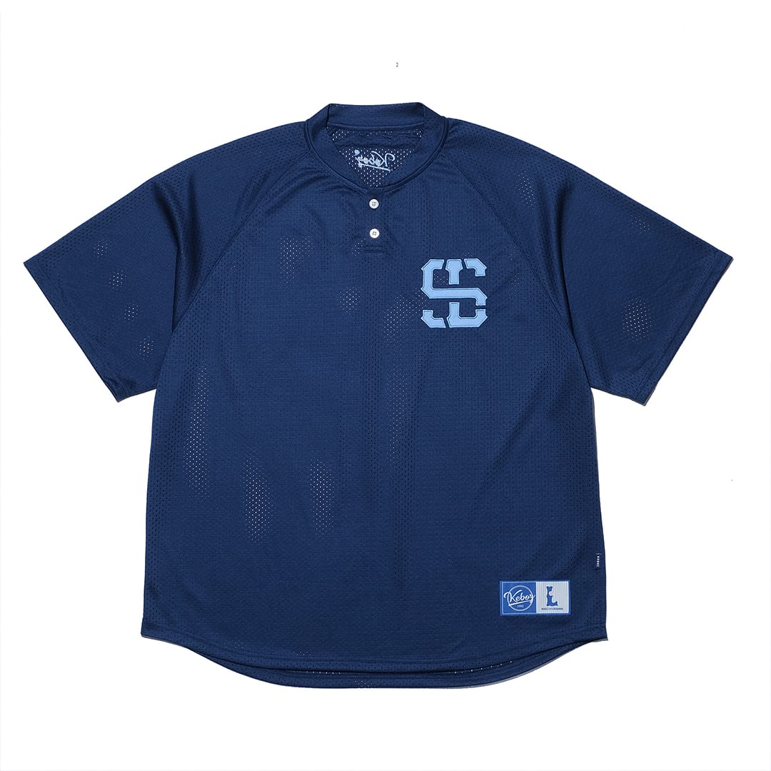ウェア Keboz ICON MESH BASEBALL HENLEY ICON MESH BASEBALL HENLEY