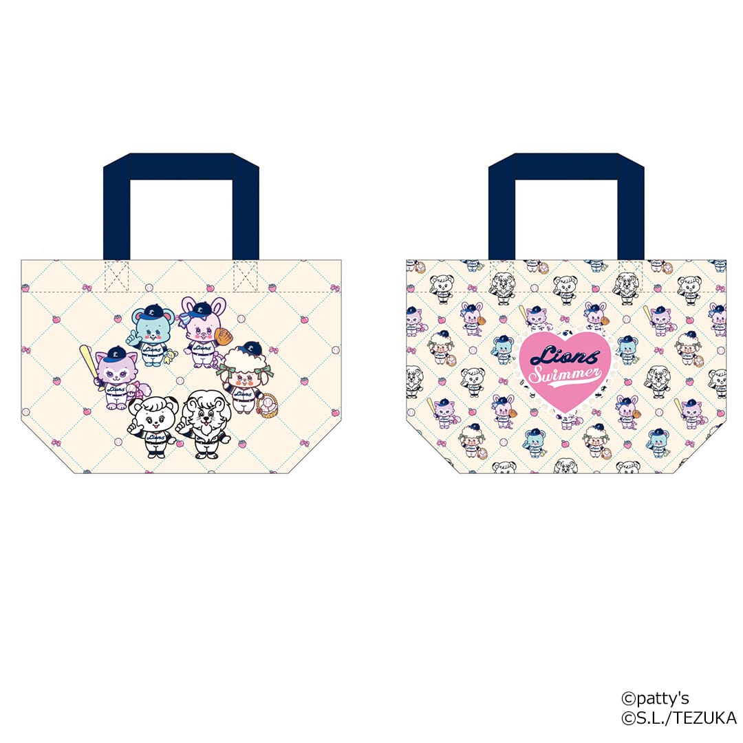 埼玉西武ライオンズ　bluelegends Manami トートバッグ+缶バッジ 推し活トートバッグ 缶バッジ付き: バッグ | 埼玉西武ライオンズ