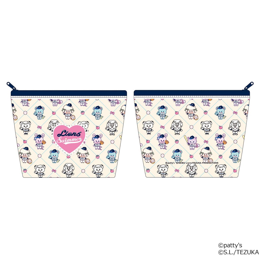 SWIMMER×ライオンズコラボ舟形ポーチ: 雑貨 | 埼玉西武ライオンズ公式