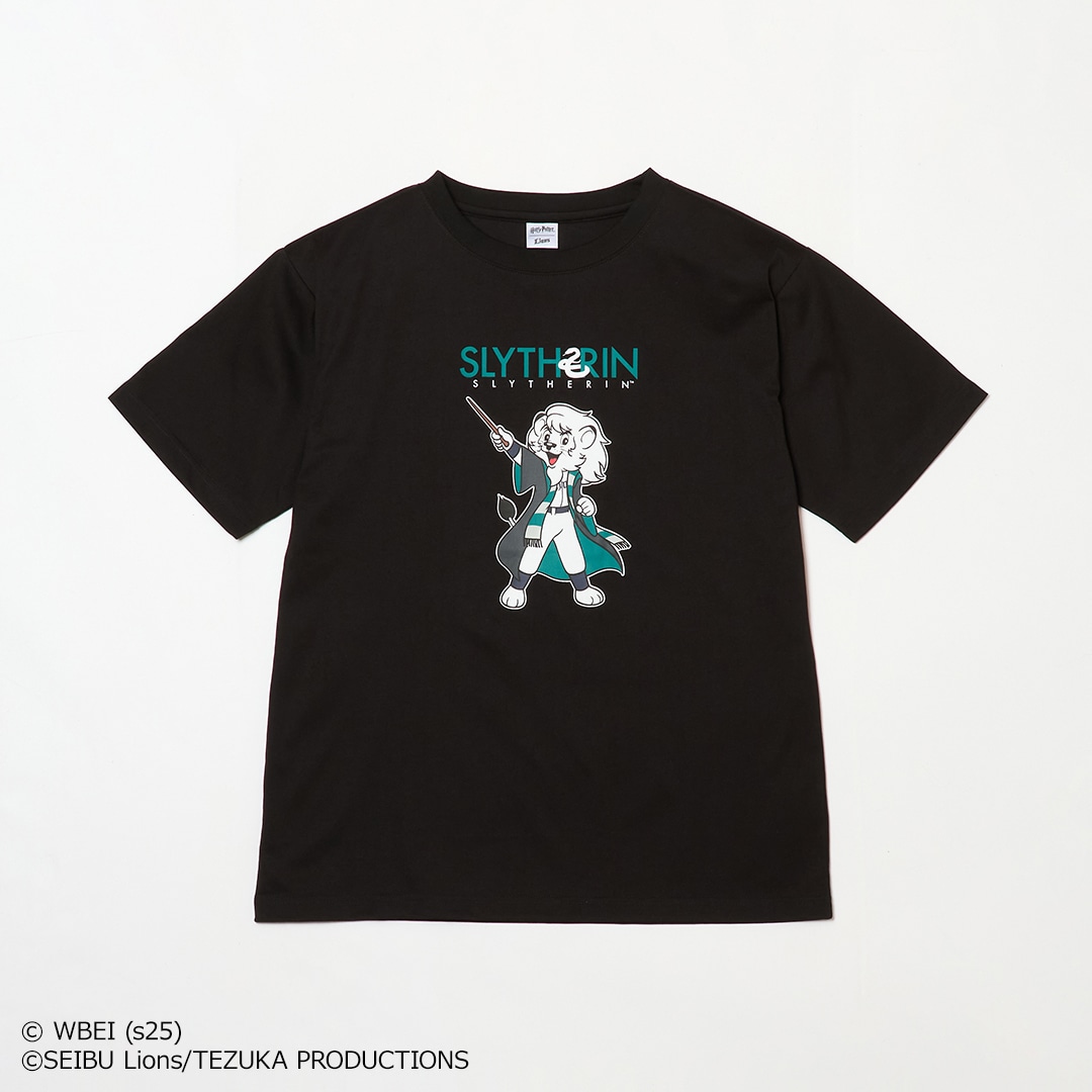 HEIHEI ハリー・ポッター コラボTシャツ スリザリン 完売品 (ハリー・ポッター) Harry Potter オフィシャル商品 ユニセックス スリザリン プリント 半袖 Tシャツ (L) (グリーン)