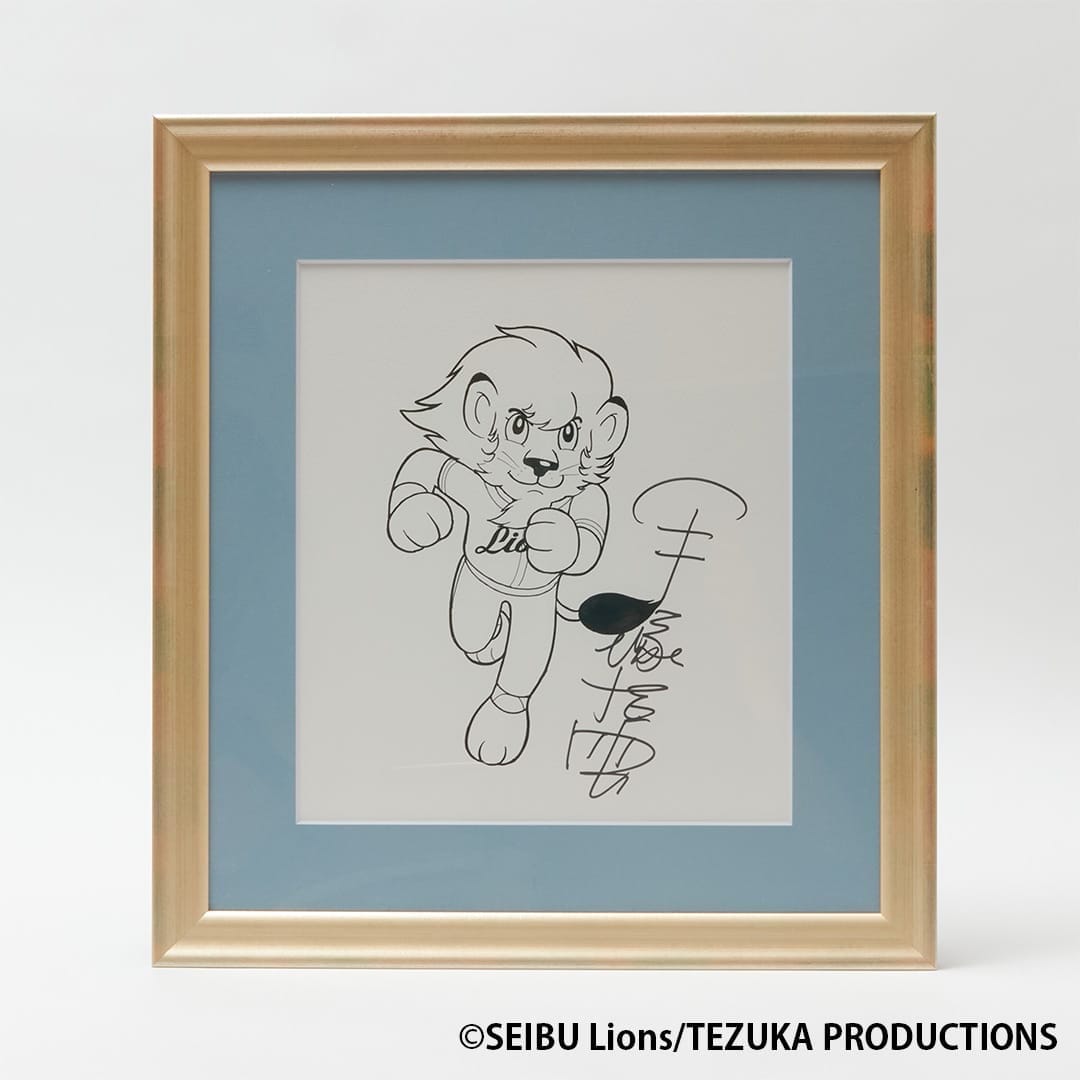 アニメセル画。西武ライオンズ。ジャングル大帝。手塚治虫。スポーツ新聞。 アニメセル画。西武ライオンズ。ジャングル大帝。手塚治虫