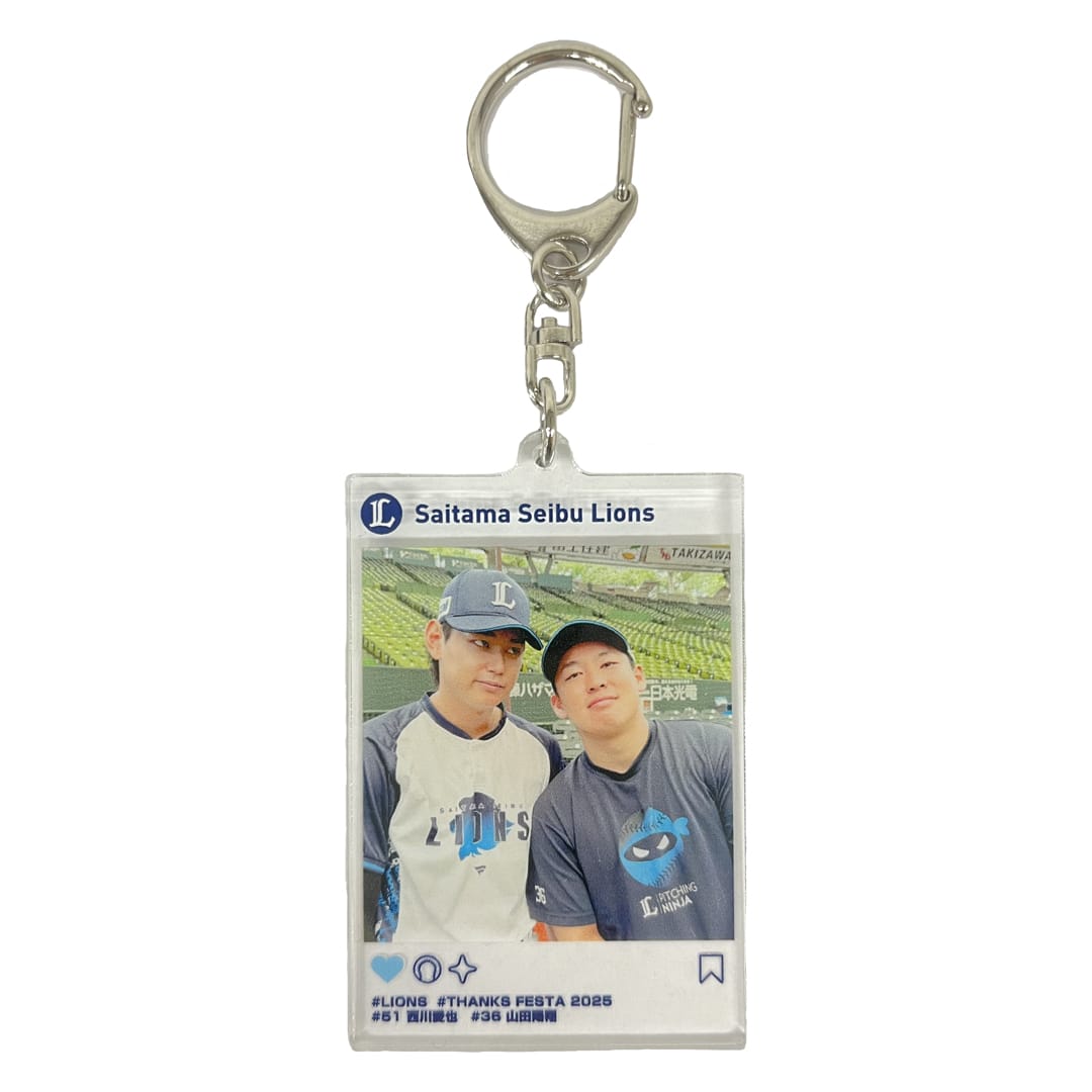 【受注生産】プレイヤーズフォトグッズ SNS風アクリルキーホルダー 西川・山田[受付期間終了]