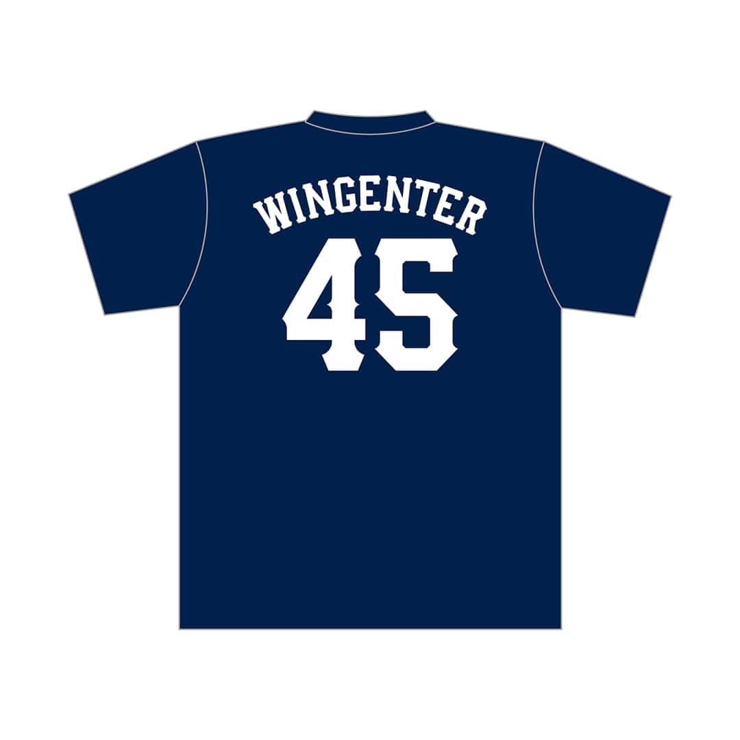 【受注生産】プレイヤーズTシャツ ネイビー×ホワイト #141 イサビレ・ムサ・アゼッド XL