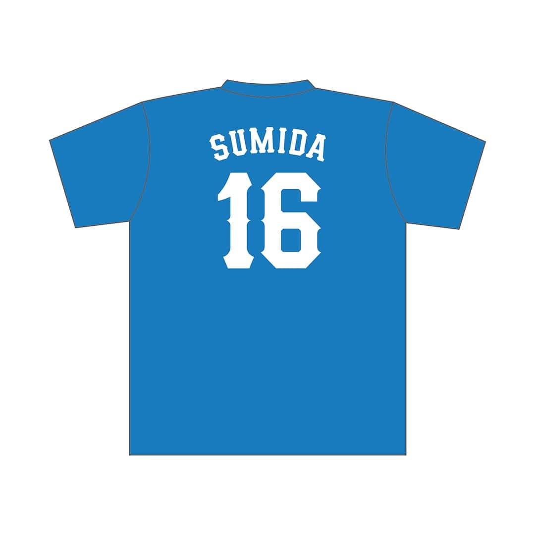 【受注生産】プレイヤーズTシャツ ブルー×ホワイト #56 エマニュエル・ラミレス 2XL