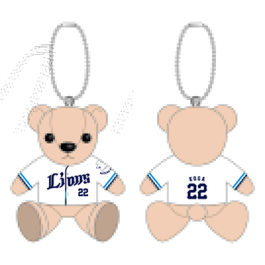 【受注生産】球春到来プレイヤーズグッズ ユニフォームテディベア(ホームユニver)[受付期間終了] #4 石井 一成