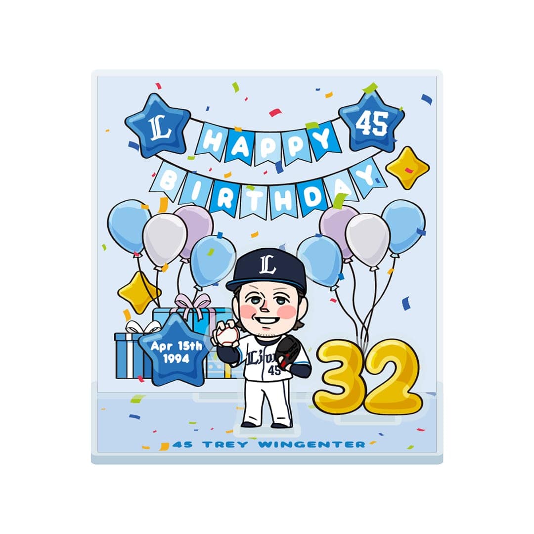 【受注生産】選手バースデーグッズ 3月/4月 アクリルスタンド[受付期間終了] #23 糸川 亮太